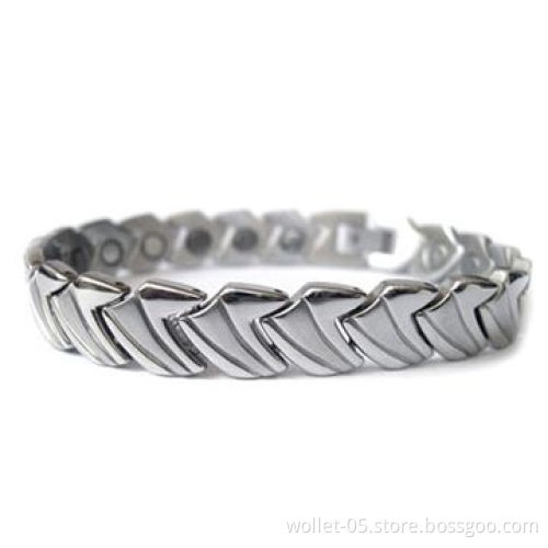 Fashionable Men's Jewelry, Made of TA2 Titanium/Customized, Magnet, Good Quality